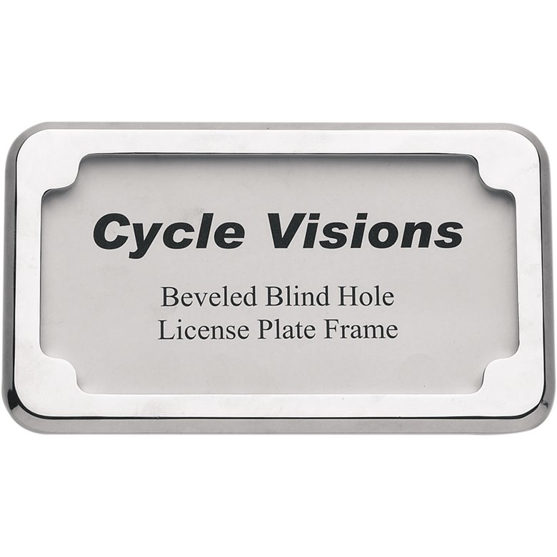 Beveled License Plate Frame