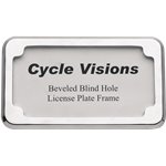 Beveled License Plate Frame