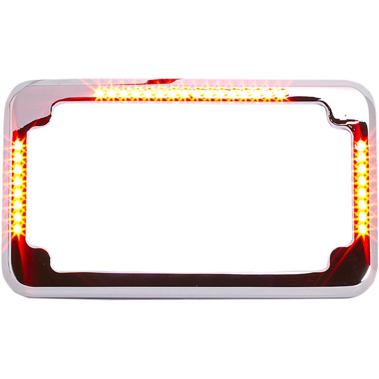 Slick Signals Flat License Plate Frame