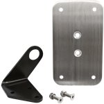 License Plate Bracket for 1" Axle