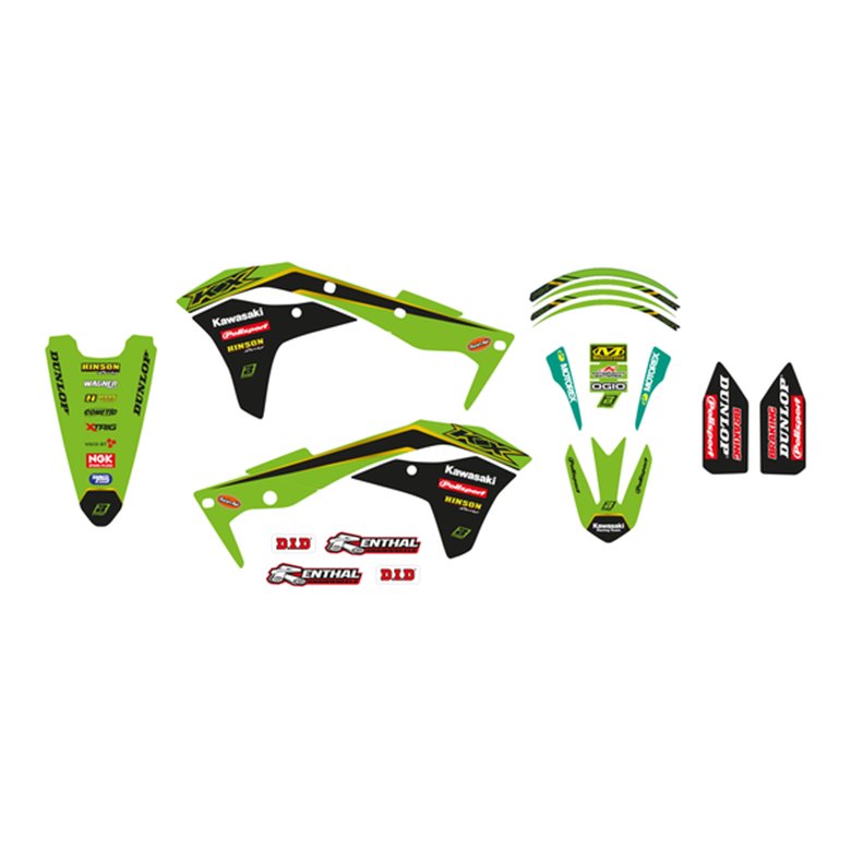 Blackbird Racing Replica Team Kawasaki 2020 Graphics Kit