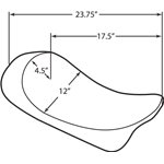 EZ-ON Mount Low-Profile Solo Seat