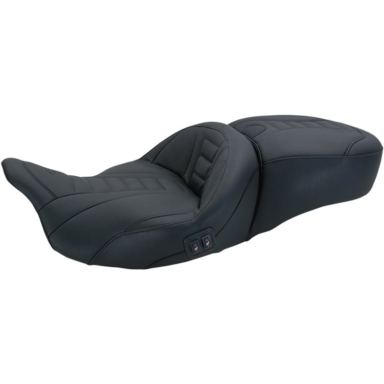 Heated One-Piece Deluxe 2-Up Touring Seat