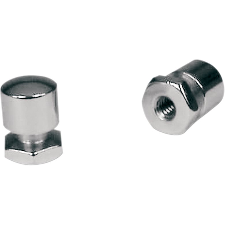 Chrome Seat Bolts and Mounting Nuts