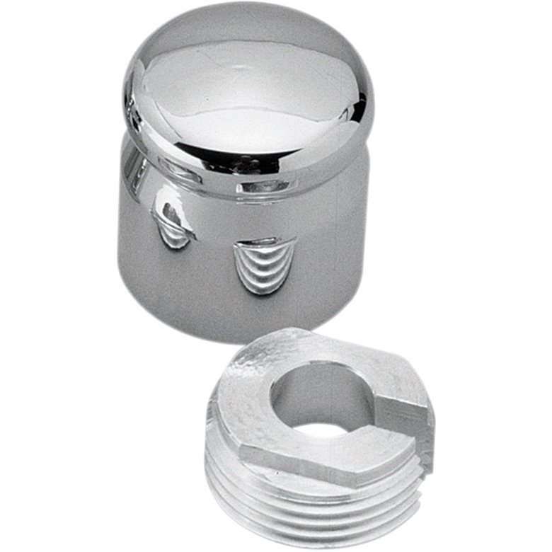 Chrome Billet Choke Cable Knob Cover