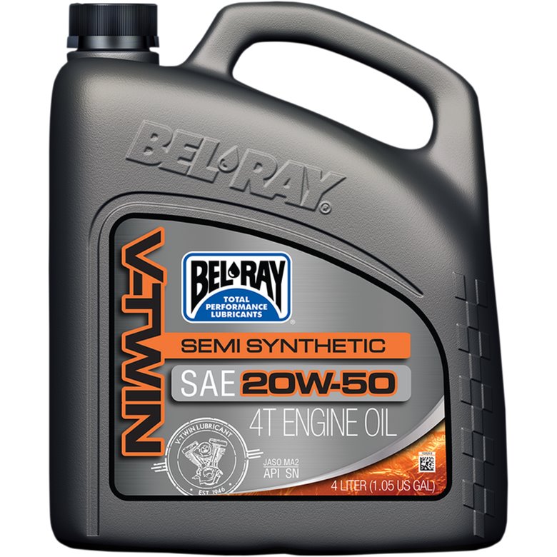 V-Twin Semi-Synthetic 4-Stroke Engine Oil