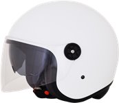 FX-143 Solid Open-Face/Jet Helmet with Face Shield