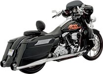 +P Bagger Stepped True Dual Exhaust System