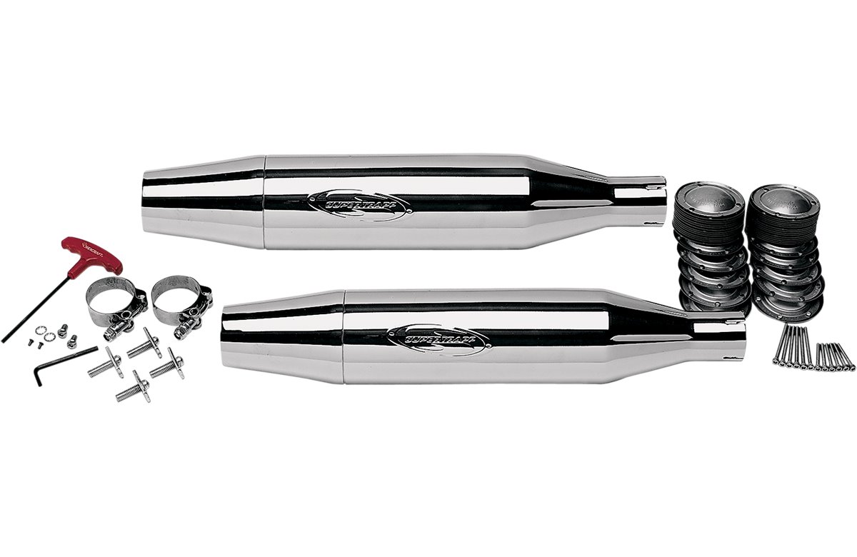 Tapered Chrome Slip-On Muffler