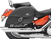 Drifter Rigid-Mount Specific-Fit Teardrop Saddlebags for Kawasaki