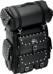 EX2200S Sissy Bar Bag with Studded Roll Bag