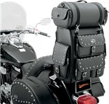 EX2200S Sissy Bar Bag with Studded Roll Bag