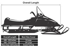 Trailerable Touring Snowmobile Cover