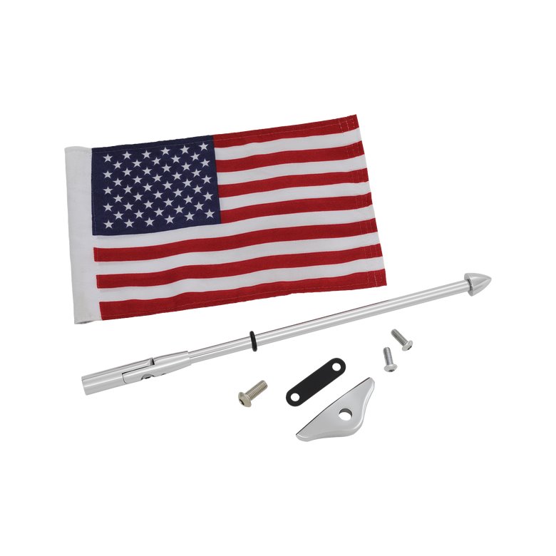 Folding Flag Pole with US Flag