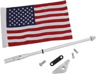 Folding Flag Pole with US Flag