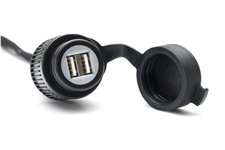 USB Double Charging Socket with Cable Harness