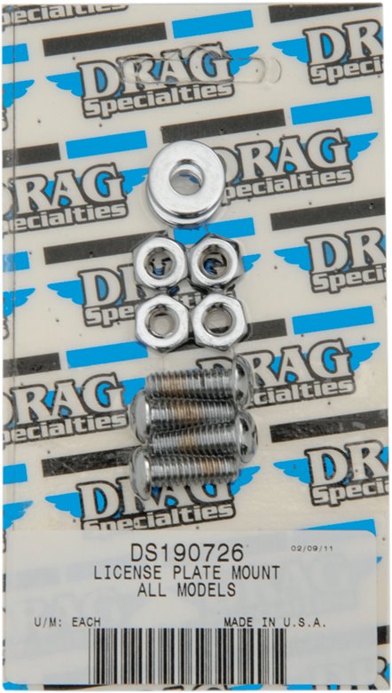 License Plate Mount Bolt Set