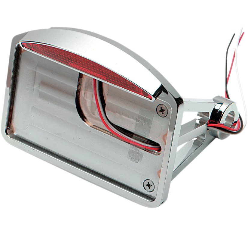 Axel Side Mount Half-Moon LED Taillight and License Plate Mount