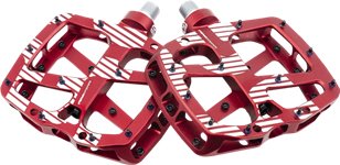 FLAT PEDAL ALU RED