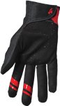 GLOVE INTENSE DART BK/RD XS