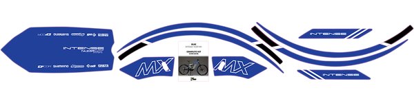 TAZER GRAPHIC KIT BLUE