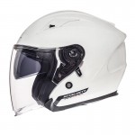 MT Helmets - casca AVENUE [sun visor], alb [L]