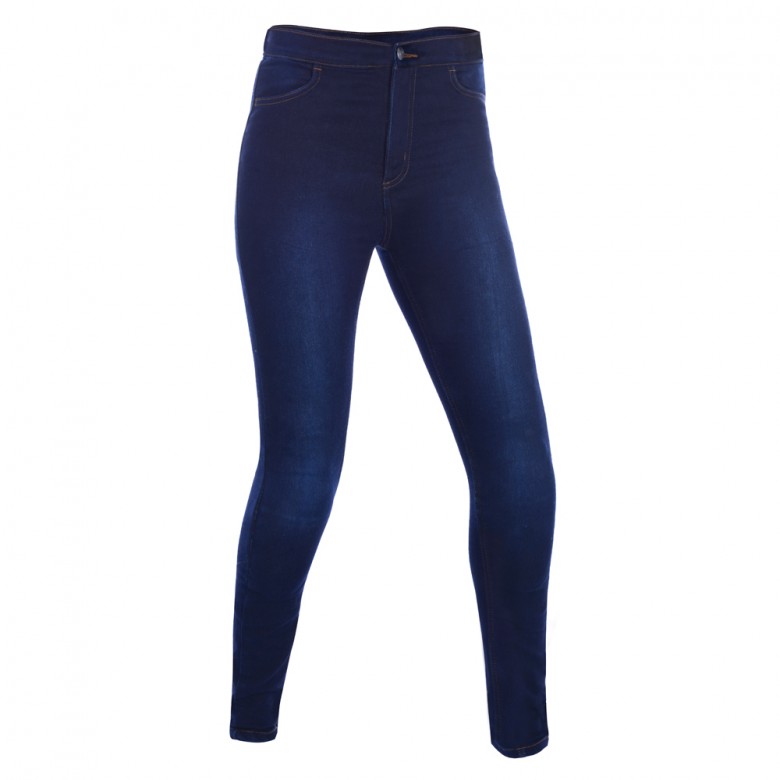 OXFORD - pantaloni textil SUPER JEGGINGS INDIGO (scurti) 16 [Lichidare]