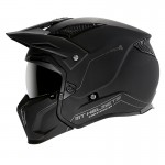 MT Helmets - casca STREETFIGHTER [sun visor], negru mat A1 [S]