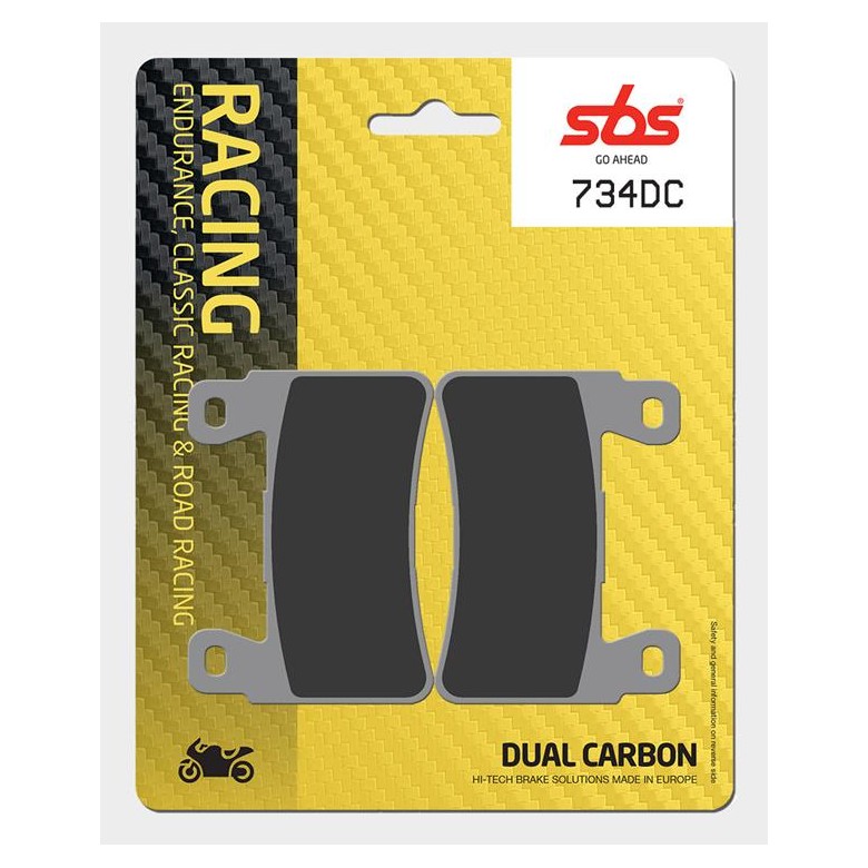 SBS - Placute frana RACING - DUAL CARBON 734DC