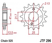 EMGO - Pinion (fata) JTF296, 16 dinti - XRV650/NT650/VT600C/NV400