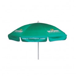 MOTOREX - UMBRELA PLAJA - Covering 100% polyester, green, printed with MOTOREX logo, diameter 180 cm, with tilting device. [PRET