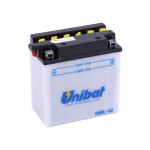 UNIBAT - Acumulator cu intretinere CB9LA2 (Yuasa: YB9L-A2) (Nu contine acid)