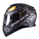 MT Helmets - casca THUNDER 3 Slang [sun visor] A2, gri mat [XL]