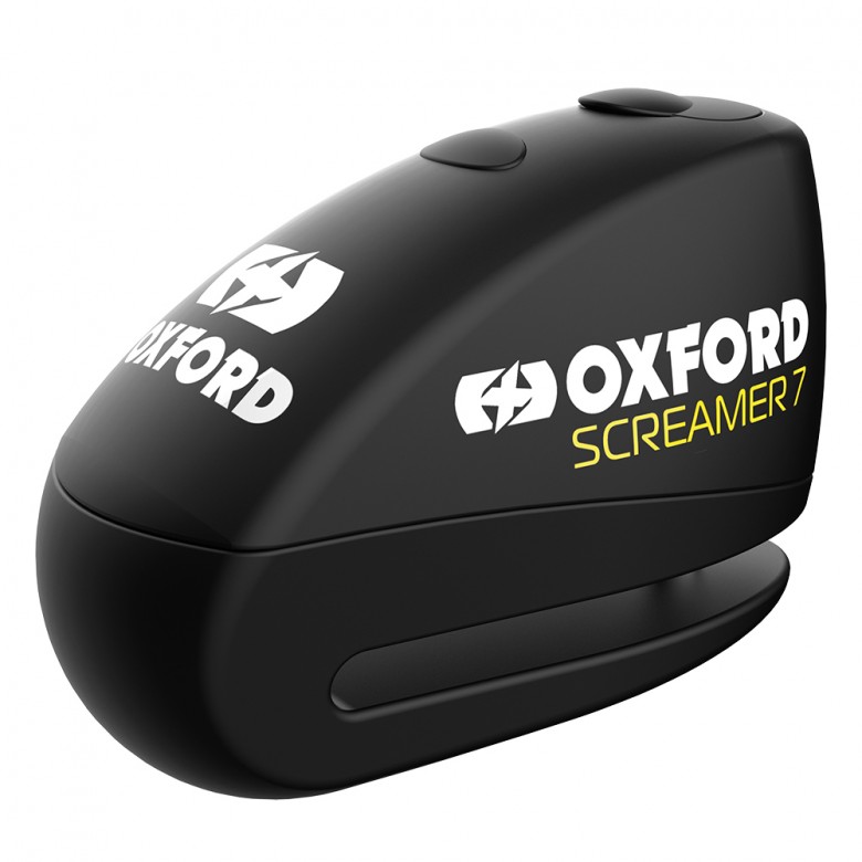 OXFORD - SCREAMER XA7 ALARM DISC LOCK BLACK/SILVER