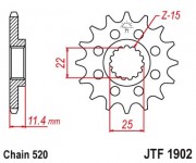 EMGO - Pinion (fata) JTF1902, 17 dinti - KTM Duke620/640LC4/SMC625/660