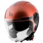 MT Helmets - casca VIALE Break [sun visor], rosu lucios [M]