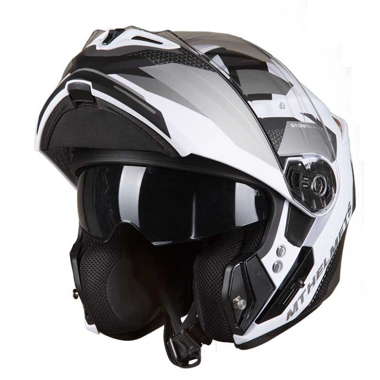 MT Helmets - casca STORM Drone [sun visor], gri titan mat [S]