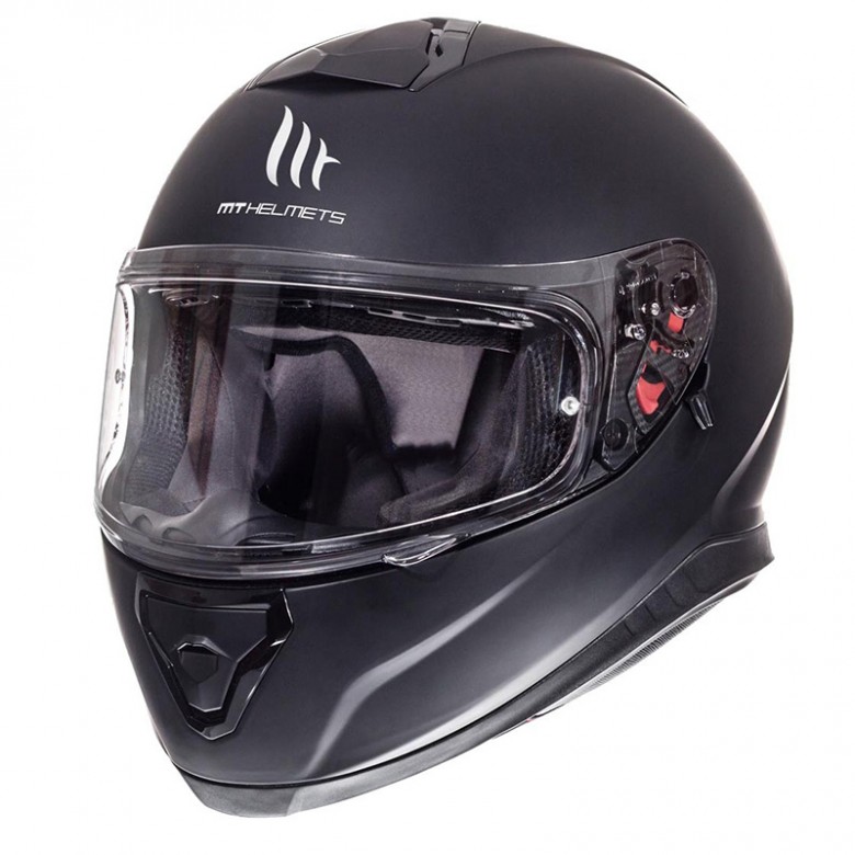 MT Helmets - casca THUNDER3 [sun visor], negru mat [M]