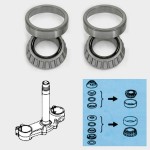 TOURMAX - Rulmenti de jug (Set sup. + inf.) - SSW902