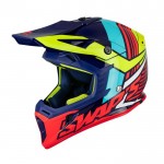 SIFAM - Casca Offroad SWAP's S818 - albastru / galben fluo / rosu [XS]