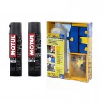 Kit curatare lant KETTENMAX Classic + MOTUL CHAIN CLEAN [M2-980] + C2 CHAIN LUBE ROAD [M2-981] [SPRAY LANT]