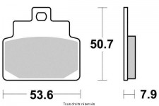 SIFAM - Placute frana KYOTO S1112  SBS153-SBS748 [SEMIMETALICE]