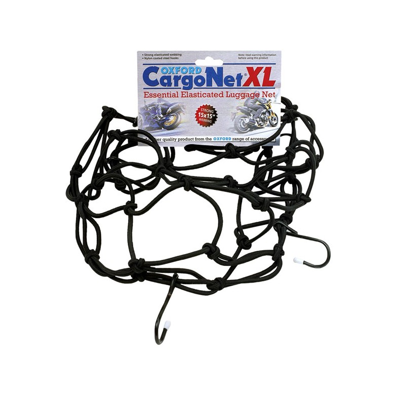 OXFORD - PLASA BAGAJE (CARGO NET) XL 15 INCH SQUARE - BLACK