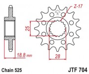 ESJOT - Pinion (fata) 50-29020, 17 dinti - RSV1000-'03/ETV'01-/F650GS