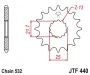 JT - Pinion (fata) JTF440, 15 dinti - GSX1100/R'87-/RF900RR'94-