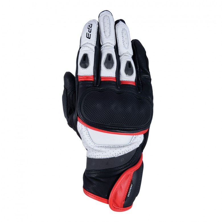 OXFORD - manusi RP-3 2.0 scurte SPORTS BLACK WHITE & RED 3XL [Lichidare]