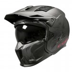 MT Helmets - casca STREETFIGHTER [sun visor], gri inchis mat A2 [S]