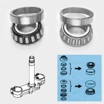 TOURMAX - Rulmenti de jug (Set sup. + inf.) - SUZUKI SSS250