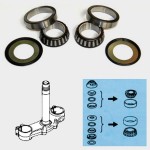 TOURMAX - Rulmenti de jug (Set sup. + inf.) - SUZUKI MX SSS904S