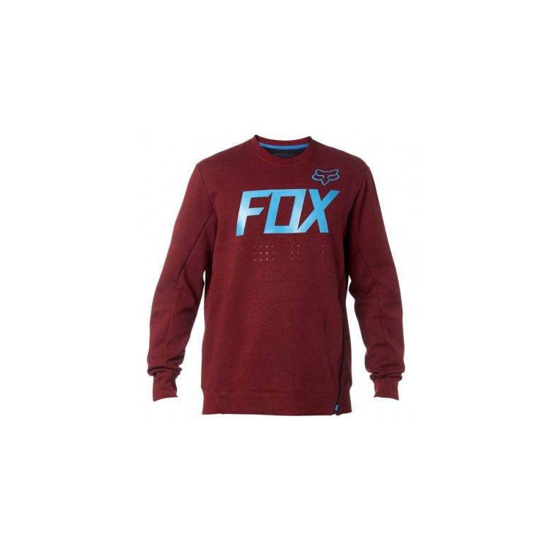 KRANK TECH CREW FLEECE CRANBERRY